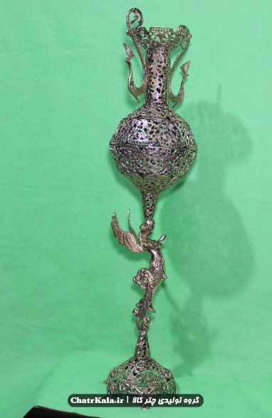 گلدان کنار سالنی برنزی مدل فرشته