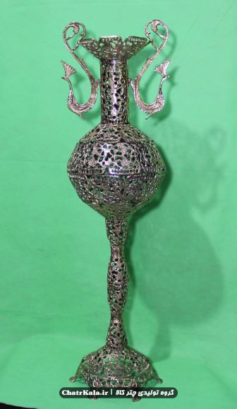 گلدان کنارسالنی برنزی مدل ساده